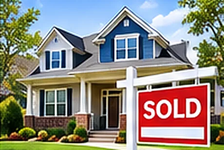 A house with a Sold sign, representing a home purchase with a smaller down payment